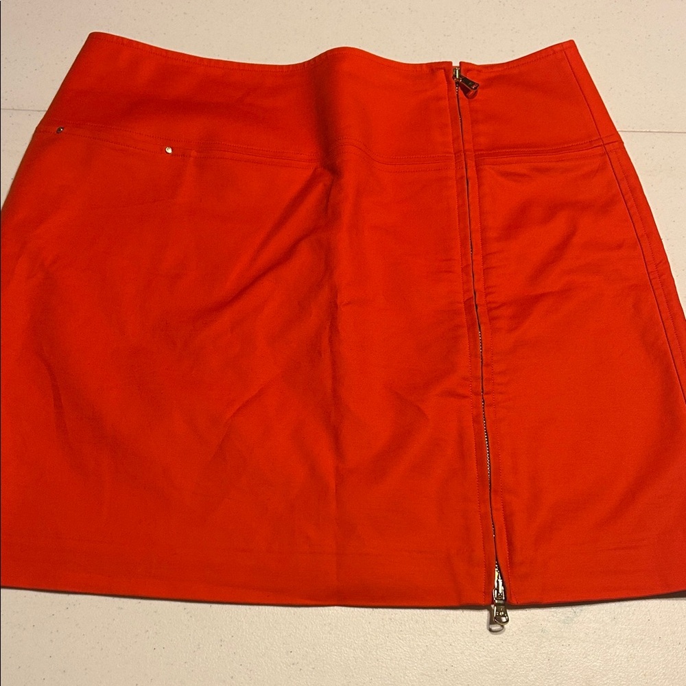 Ralph Lauren Vibrant Orange Mini Skirt